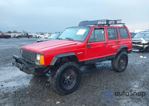 1996 Jeep Cherokee Sport z USA, uszkodzony, nr VIN 1J4FJ68S4TL244893
